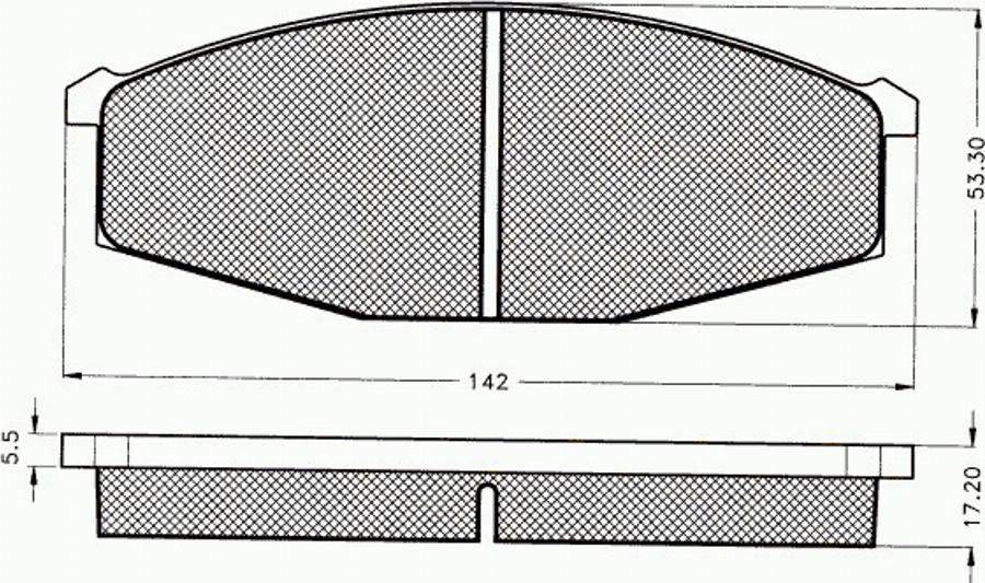 Pex 7.083 - Kit de plaquettes de frein, frein à disque cwaw.fr