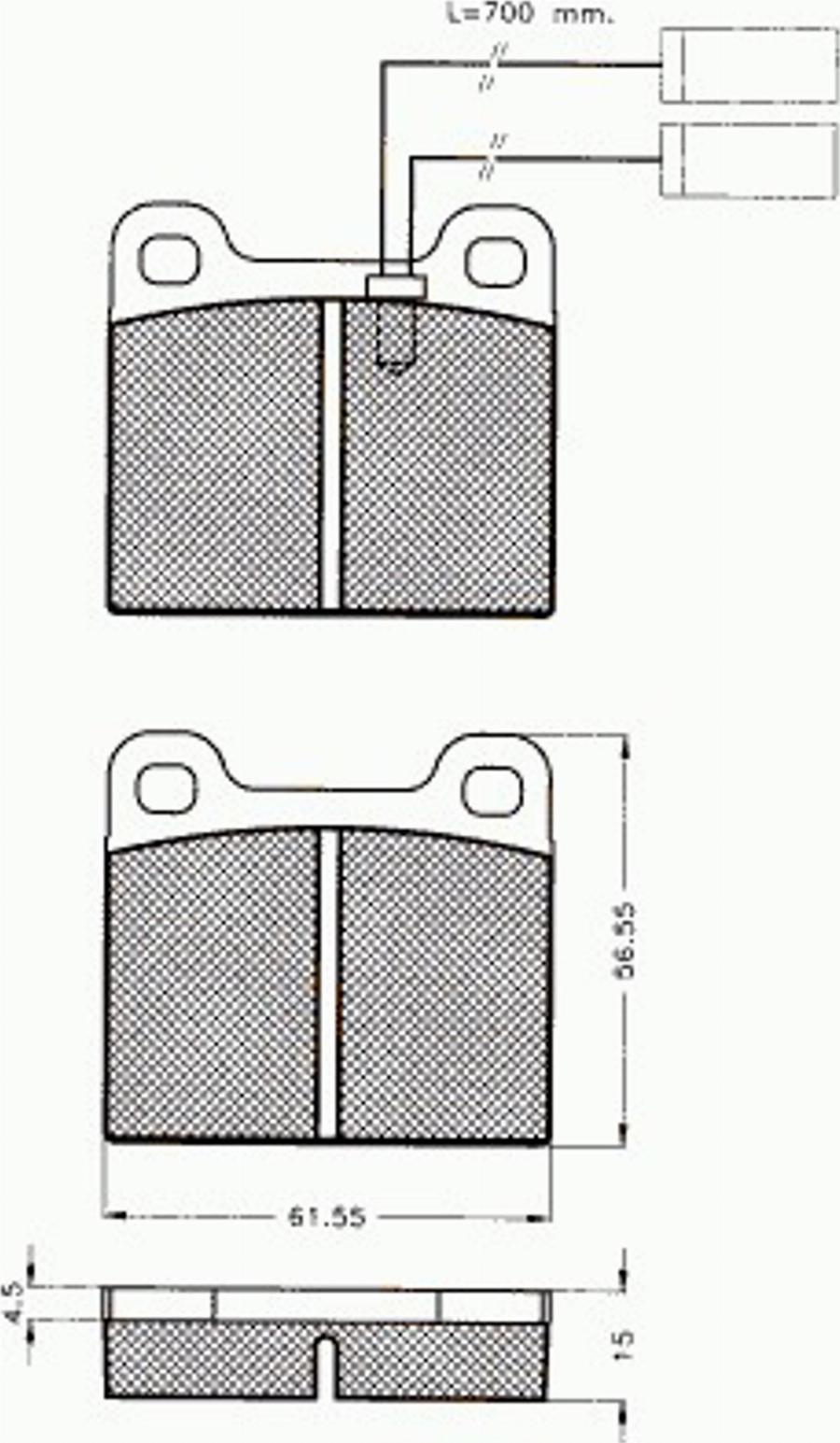 Pex 7.087 - Kit de plaquettes de frein, frein à disque cwaw.fr