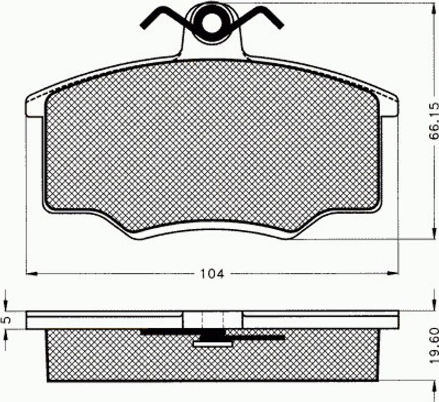 Pex 7022 - Kit de plaquettes de frein, frein à disque cwaw.fr