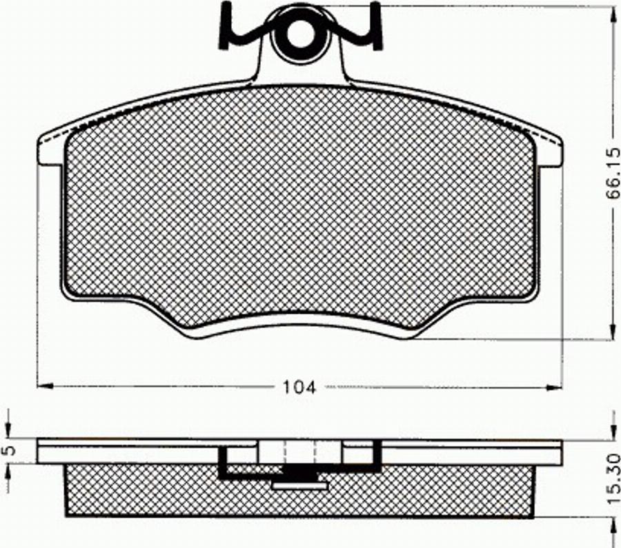 Pex 7027 - Kit de plaquettes de frein, frein à disque cwaw.fr