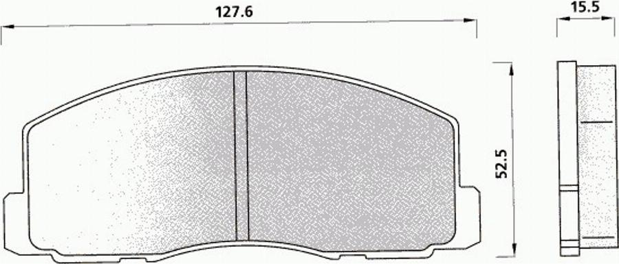 Pex 7078 - Kit de plaquettes de frein, frein à disque cwaw.fr