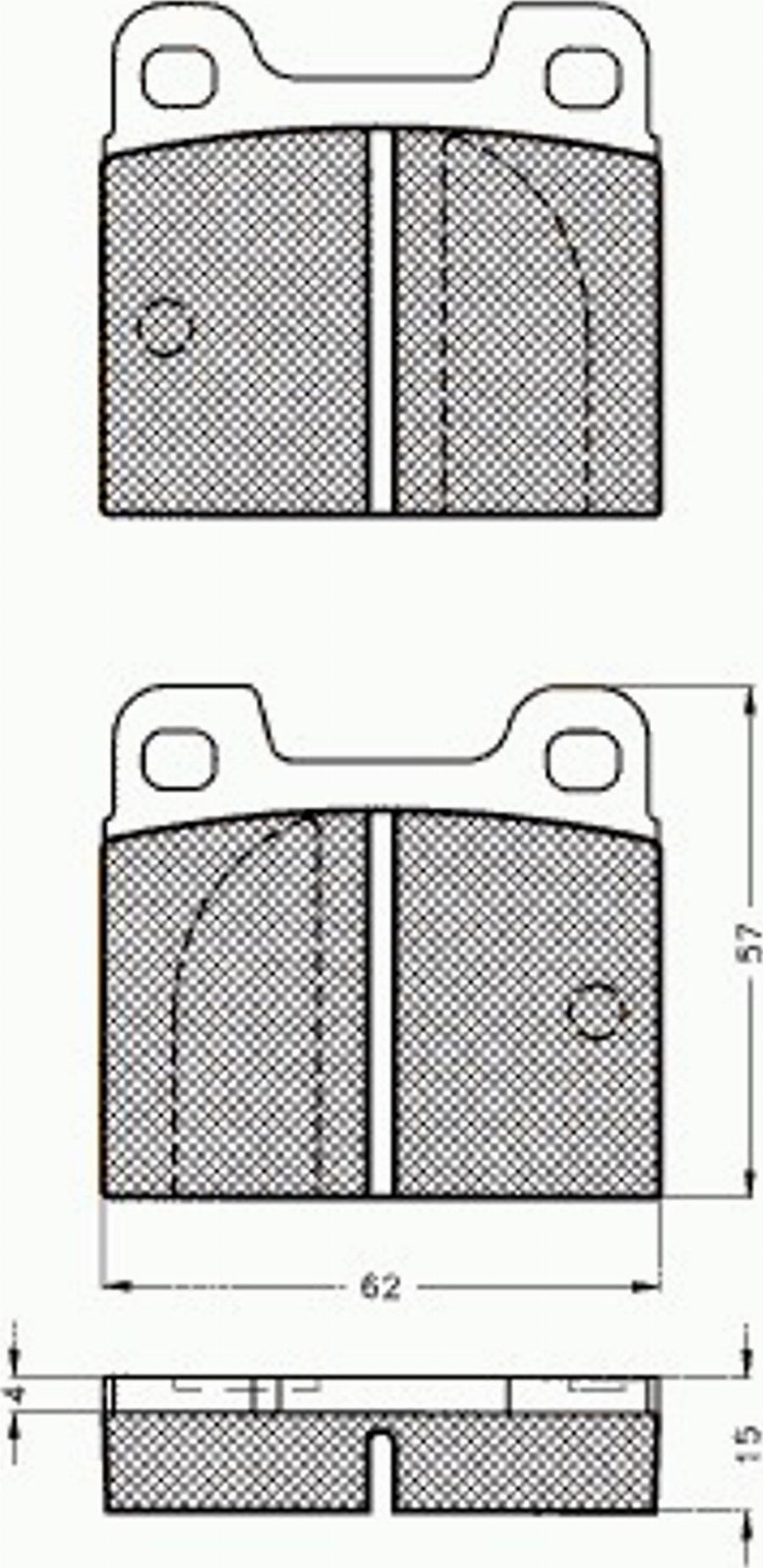 Pex 7149 - Kit de plaquettes de frein, frein à disque cwaw.fr