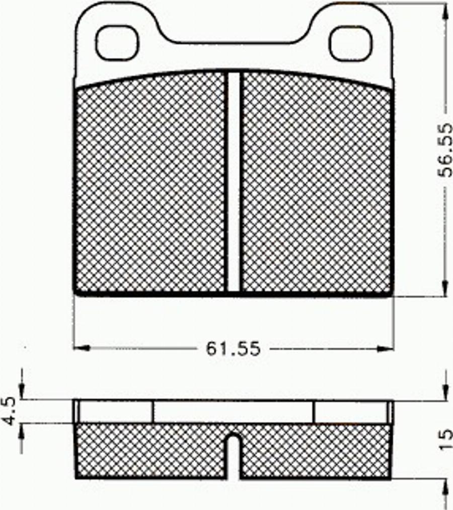 Pex 7146 - Kit de plaquettes de frein, frein à disque cwaw.fr