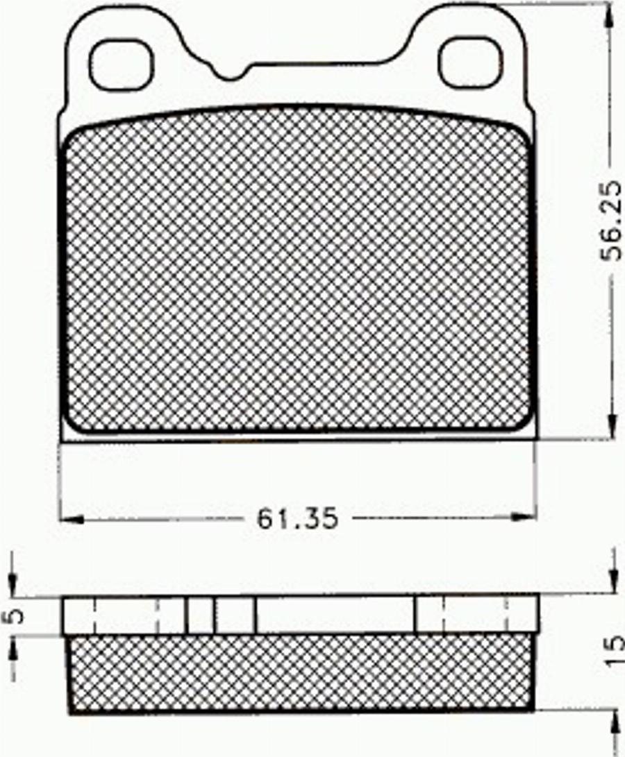 Pex 7141 - Kit de plaquettes de frein, frein à disque cwaw.fr