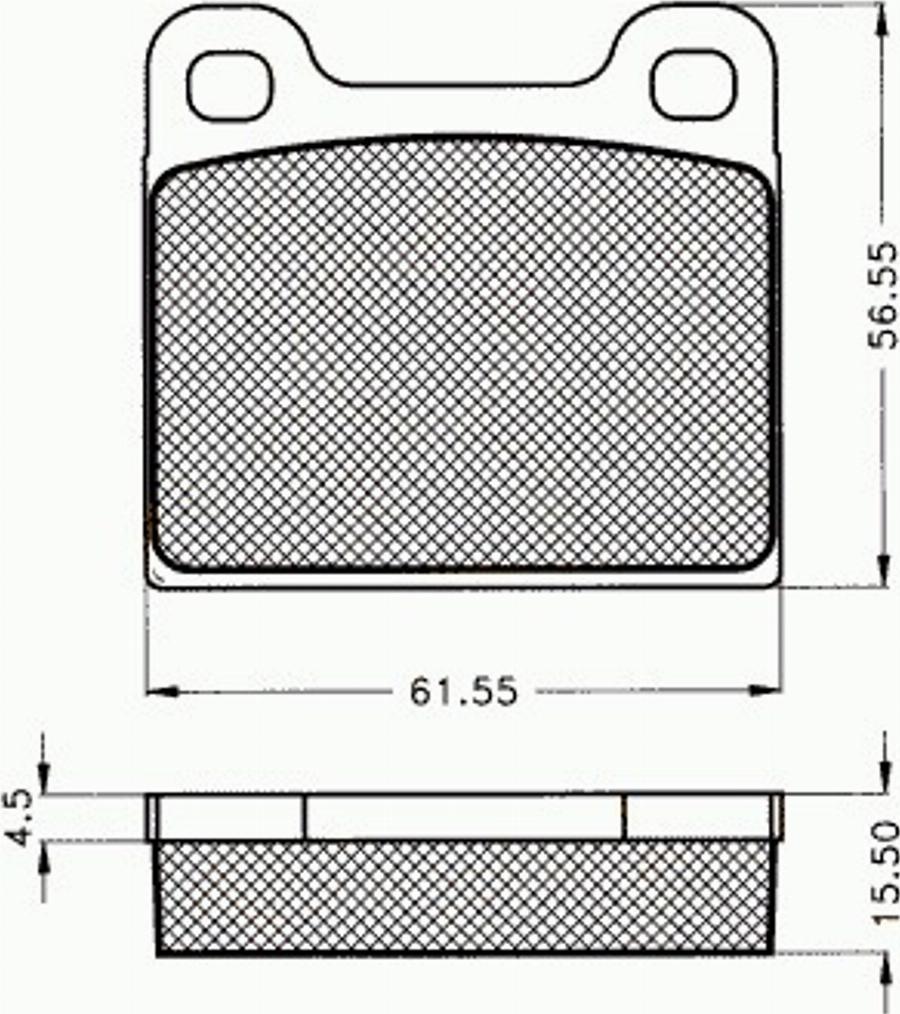 Pex 7148 - Kit de plaquettes de frein, frein à disque cwaw.fr