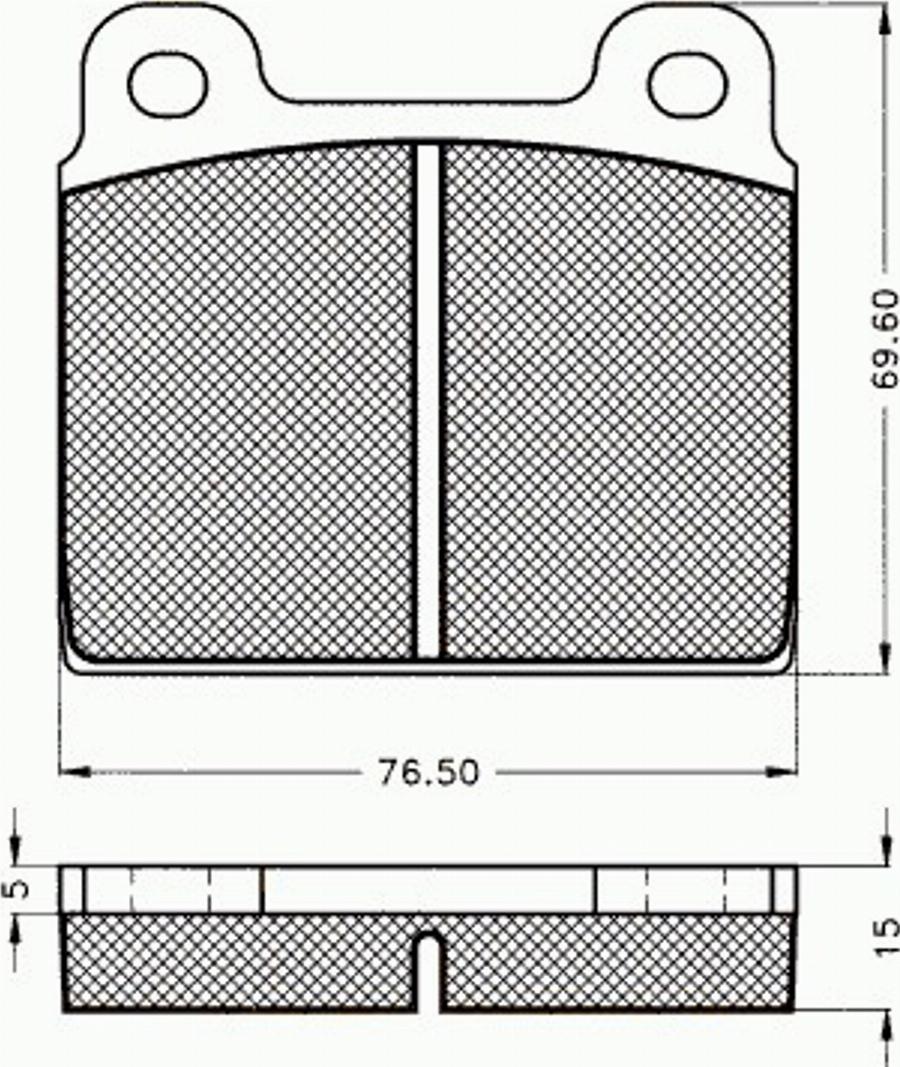 Pex 7160 - Kit de plaquettes de frein, frein à disque cwaw.fr