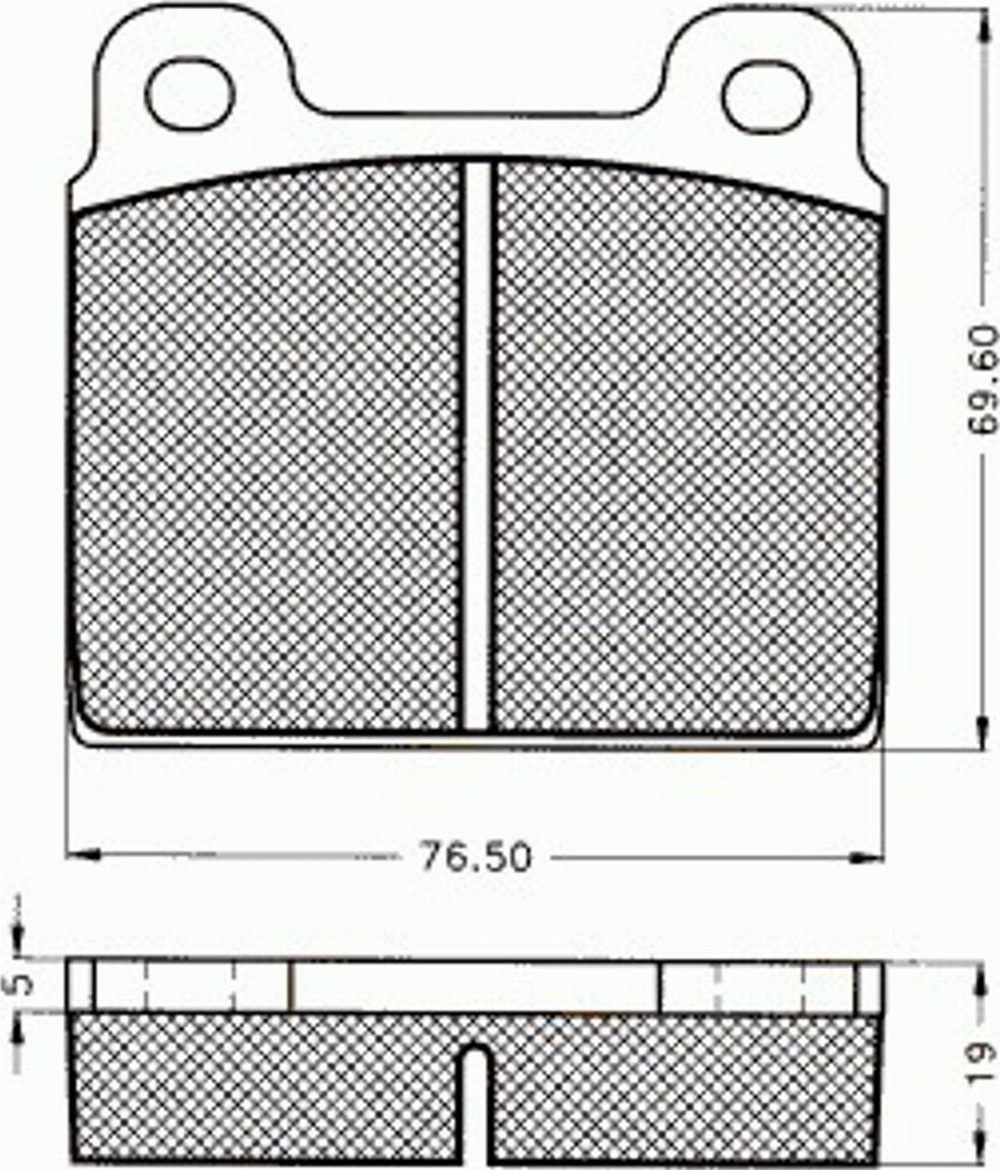 Pex 7162 - Kit de plaquettes de frein, frein à disque cwaw.fr