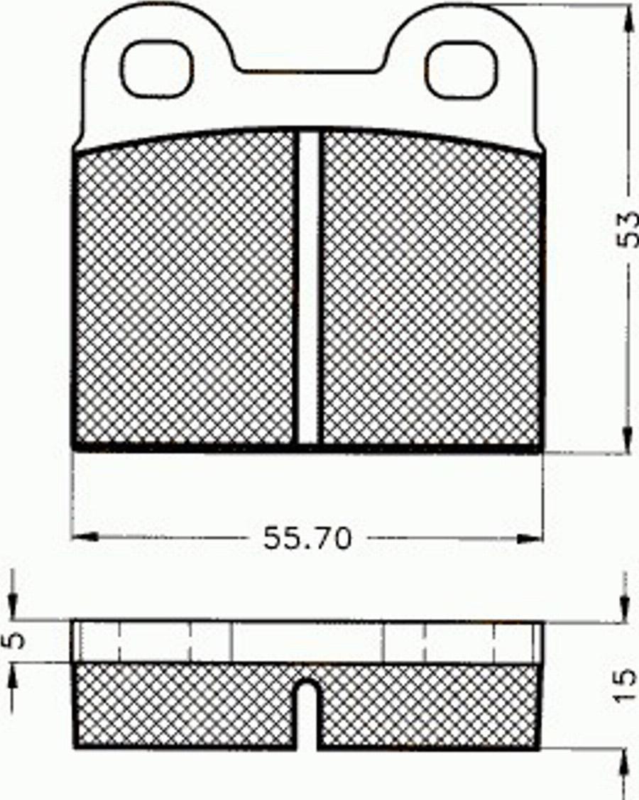 Pex 7115 - Kit de plaquettes de frein, frein à disque cwaw.fr