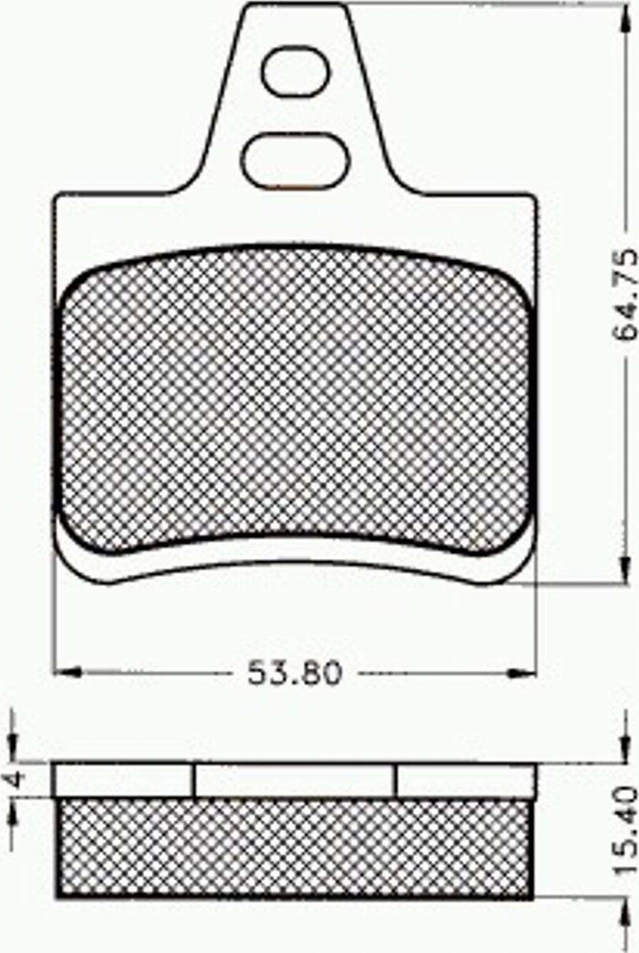 Pex 7116 - Kit de plaquettes de frein, frein à disque cwaw.fr