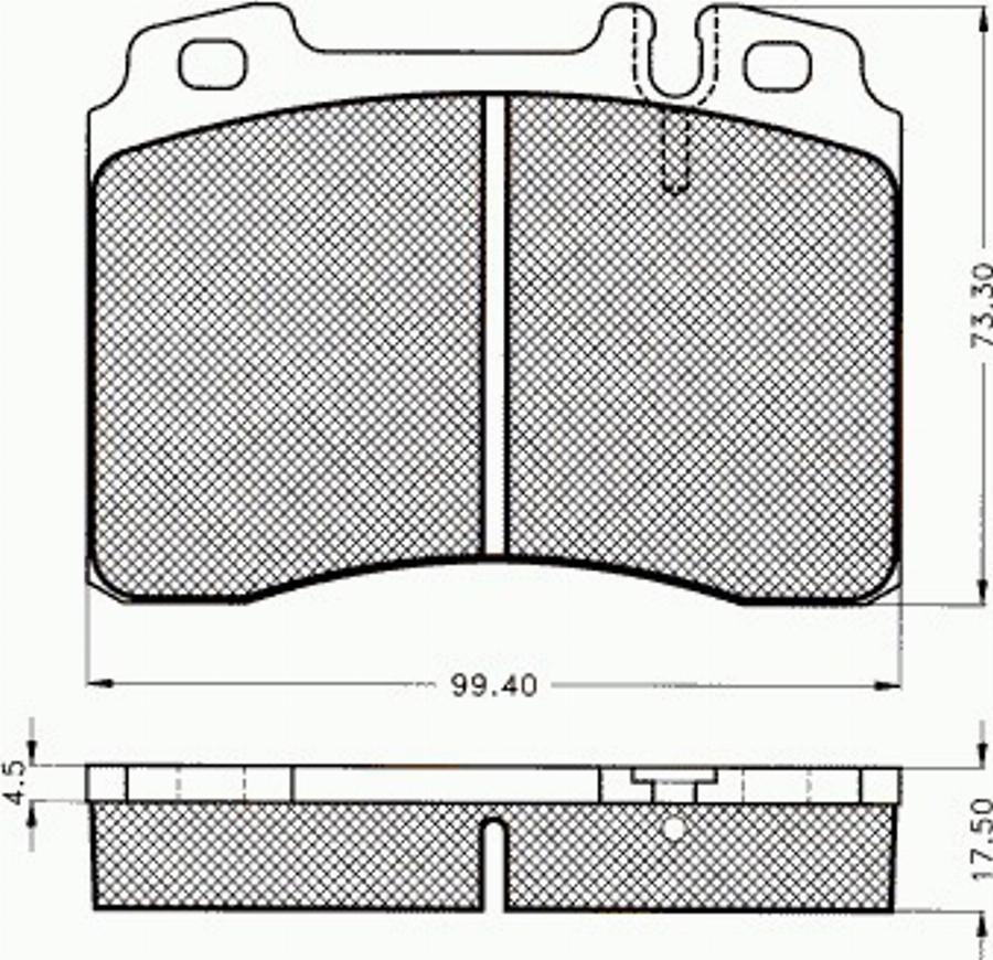 Pex 7138 - Kit de plaquettes de frein, frein à disque cwaw.fr