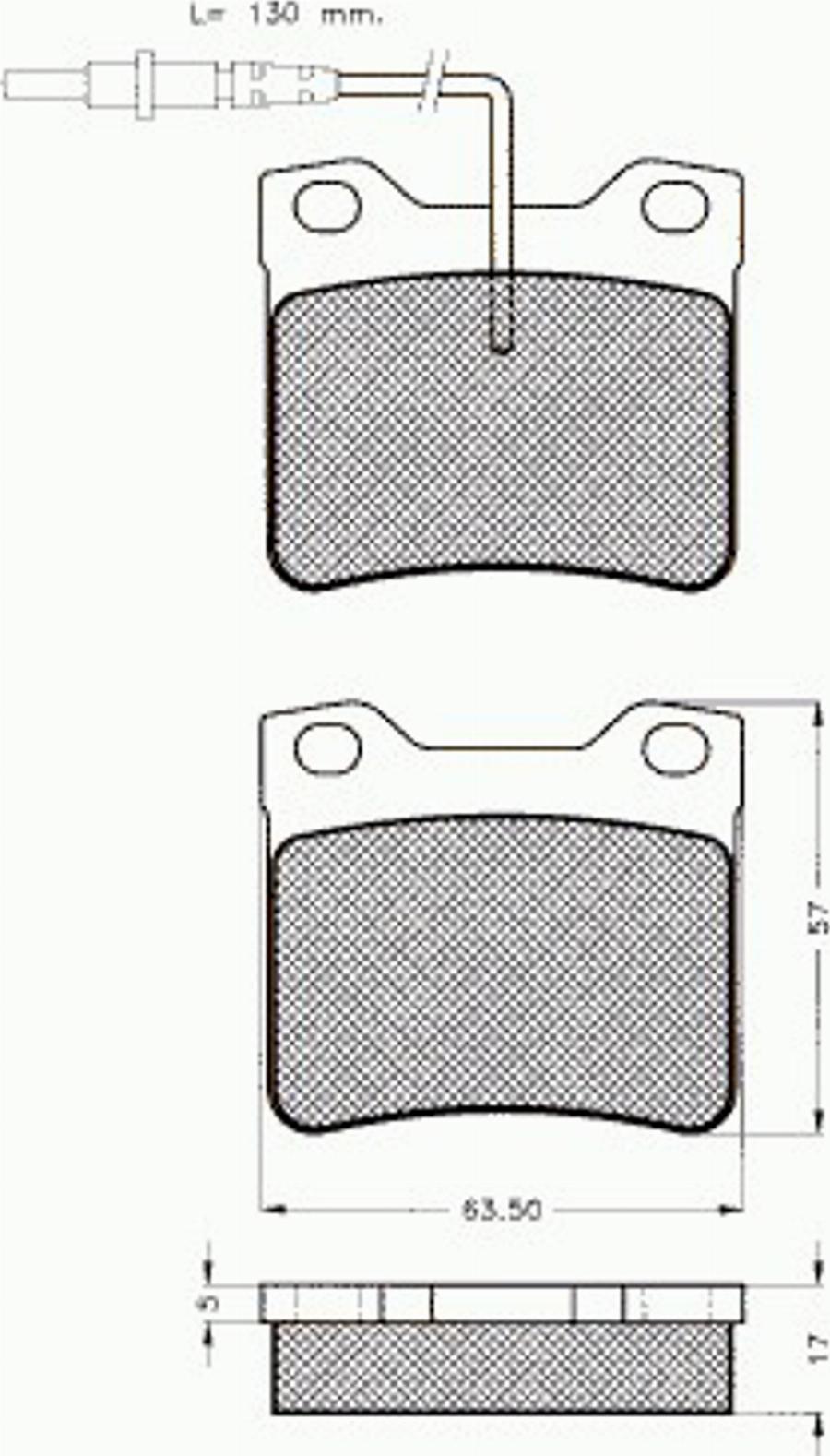 Pex 7.128 - Kit de plaquettes de frein, frein à disque cwaw.fr