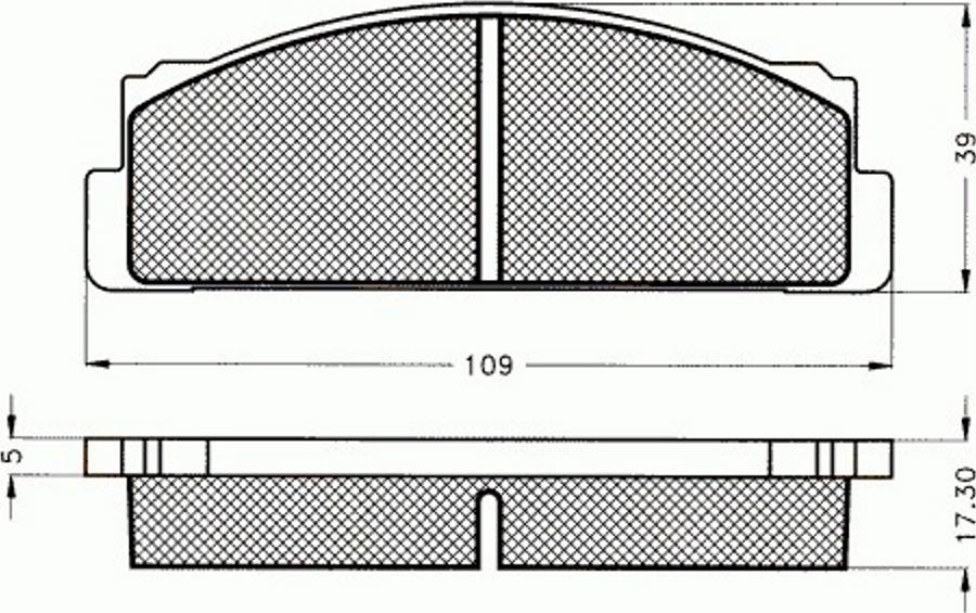 Pex 7122 - Kit de plaquettes de frein, frein à disque cwaw.fr