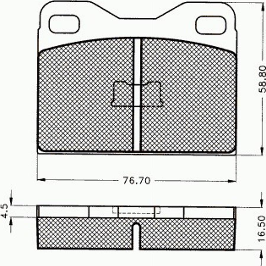 Pex 7175 - Kit de plaquettes de frein, frein à disque cwaw.fr