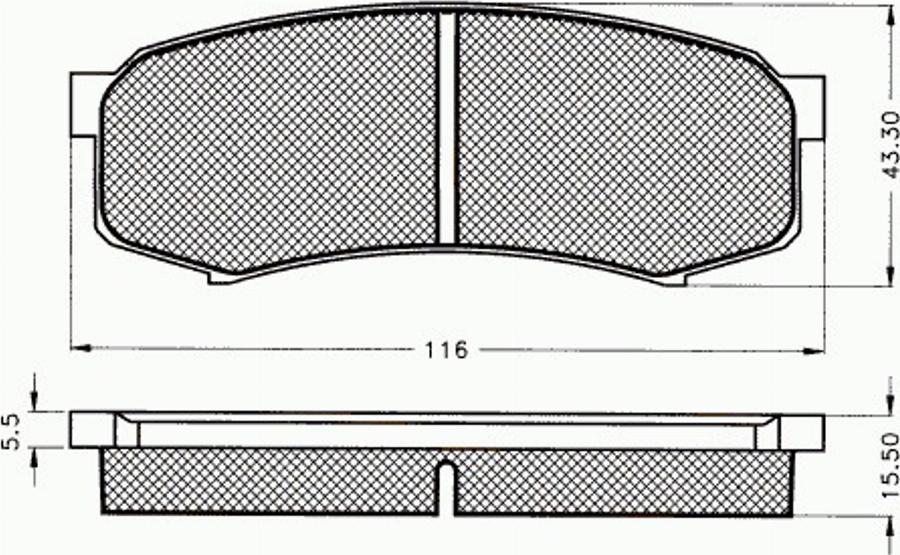 Pex 7.396 - Kit de plaquettes de frein, frein à disque cwaw.fr