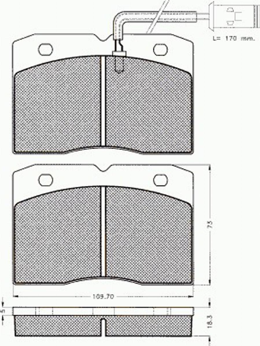 Pex 7.354 - Kit de plaquettes de frein, frein à disque cwaw.fr