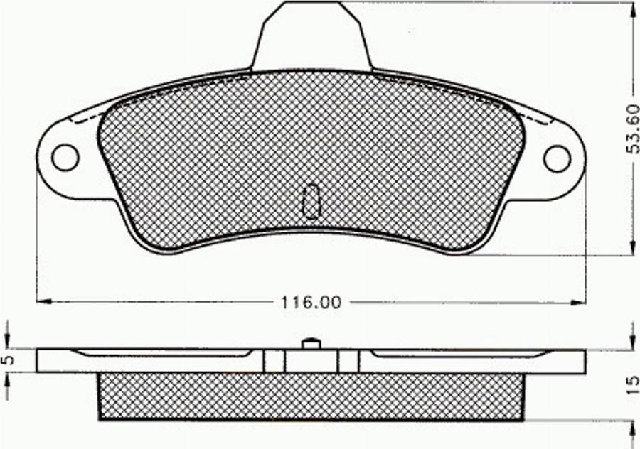 Pex 7.356 - Kit de plaquettes de frein, frein à disque cwaw.fr