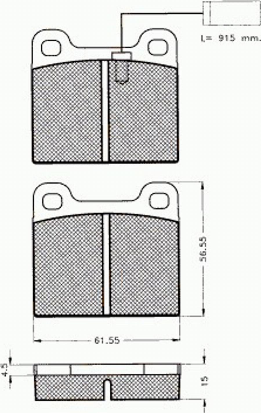 Pex 7367 - Kit de plaquettes de frein, frein à disque cwaw.fr