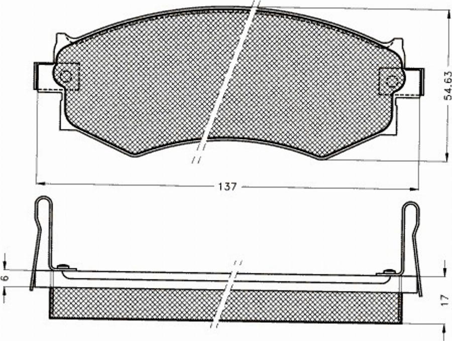 Pex 7384S - Kit de plaquettes de frein, frein à disque cwaw.fr