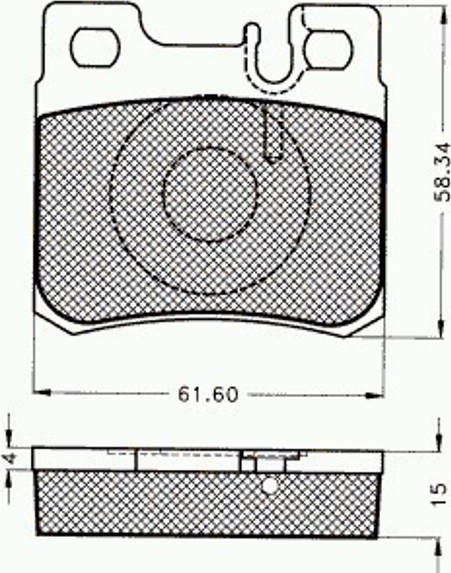 Pex 7.382 - Kit de plaquettes de frein, frein à disque cwaw.fr