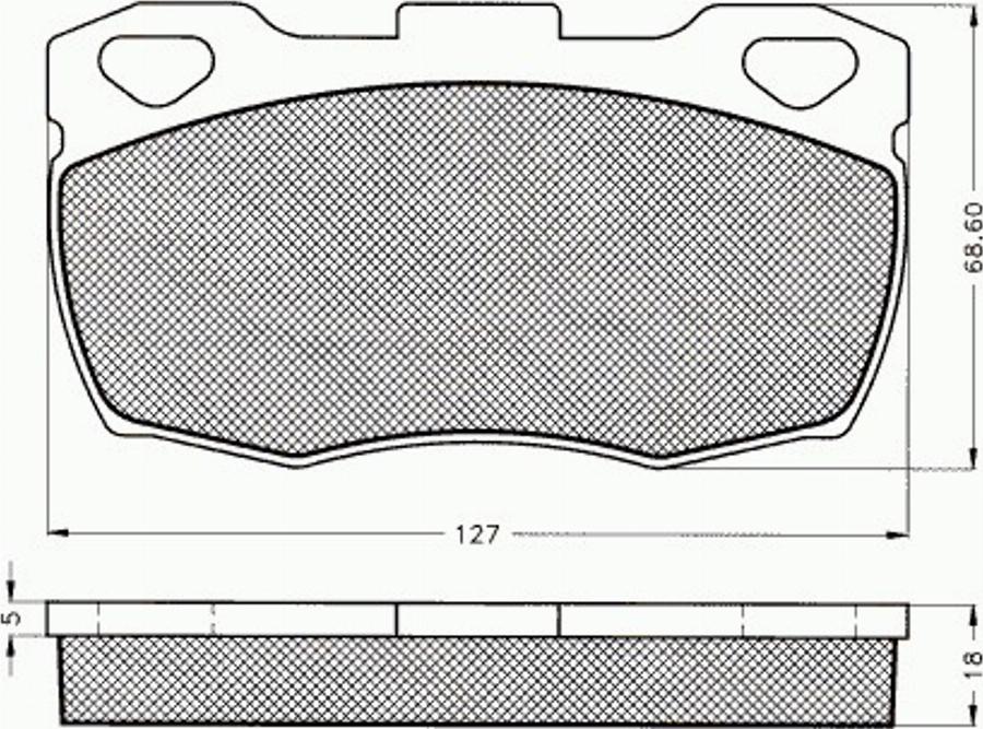 Pex 7.334 - Kit de plaquettes de frein, frein à disque cwaw.fr