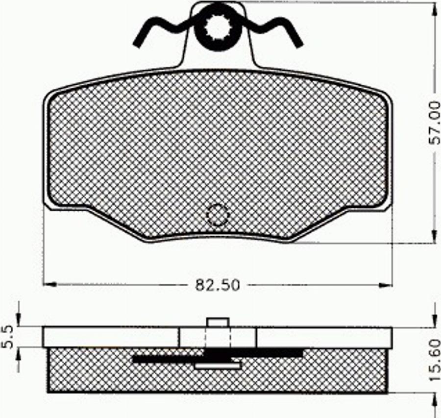 Pex 7.335 - Kit de plaquettes de frein, frein à disque cwaw.fr