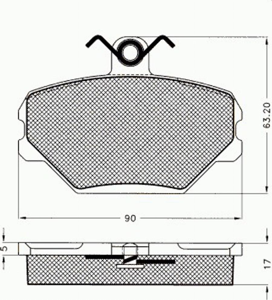 Pex 7.330 - Kit de plaquettes de frein, frein à disque cwaw.fr