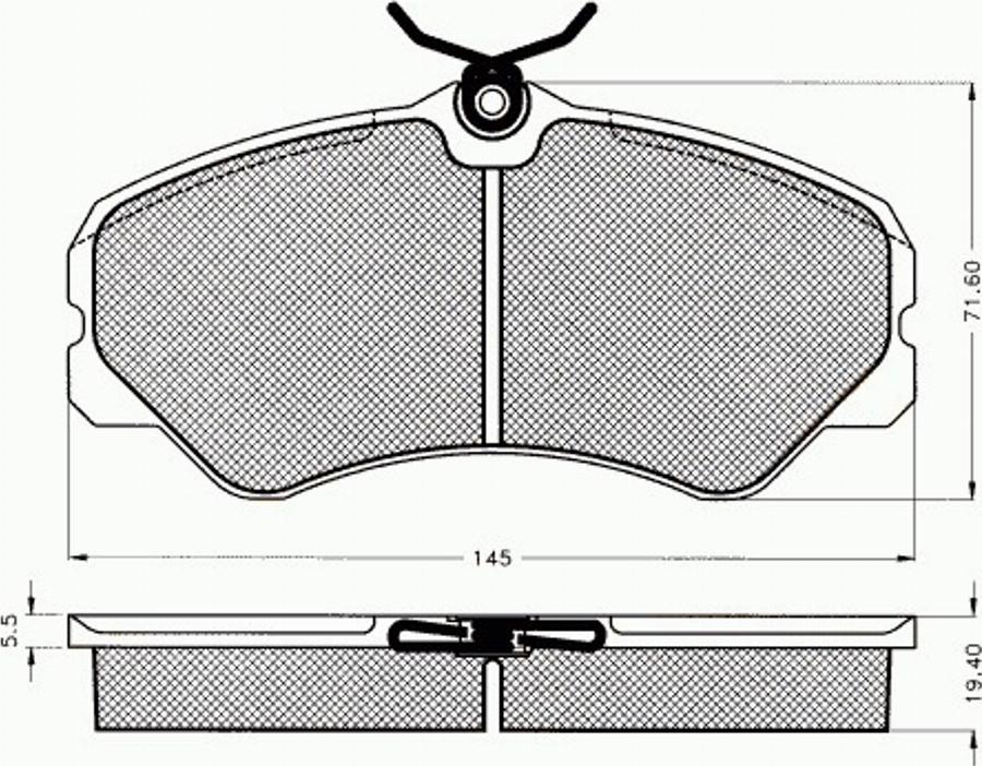 Pex 7.331 - Kit de plaquettes de frein, frein à disque cwaw.fr