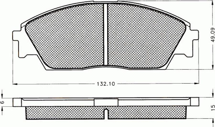 Pex 7.326 - Kit de plaquettes de frein, frein à disque cwaw.fr