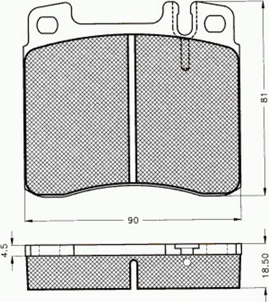 Pex 7.379 - Kit de plaquettes de frein, frein à disque cwaw.fr