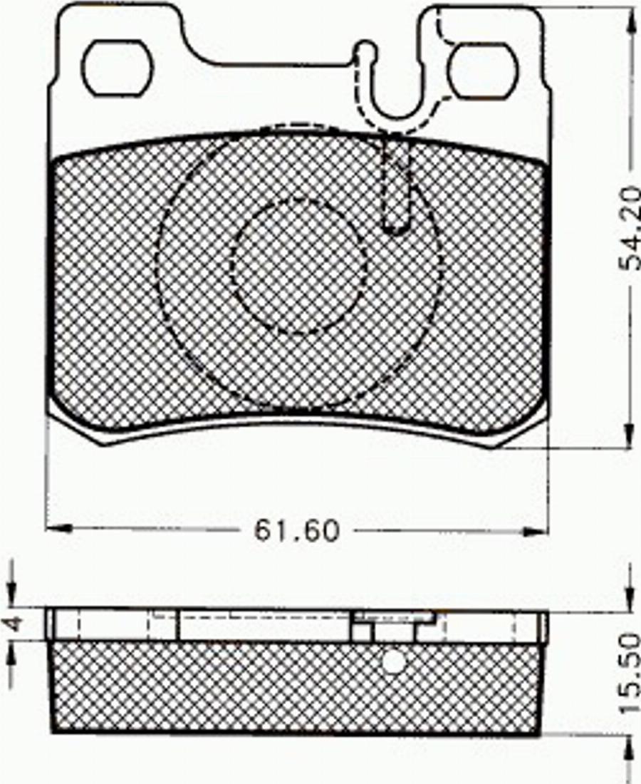 Pex 7378 - Kit de plaquettes de frein, frein à disque cwaw.fr