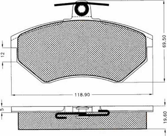 Pex 7240S - Kit de plaquettes de frein, frein à disque cwaw.fr