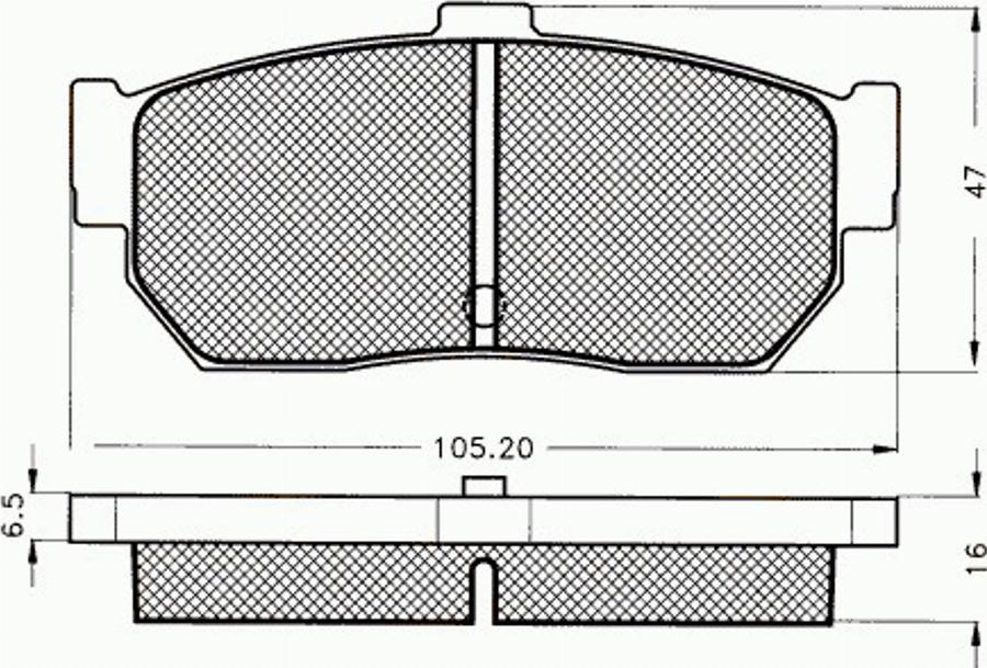 Pex 7243 - Kit de plaquettes de frein, frein à disque cwaw.fr