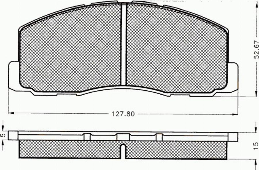 Pex 7269 - Kit de plaquettes de frein, frein à disque cwaw.fr