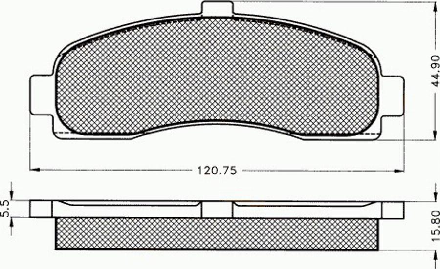 Pex 7260 - Kit de plaquettes de frein, frein à disque cwaw.fr