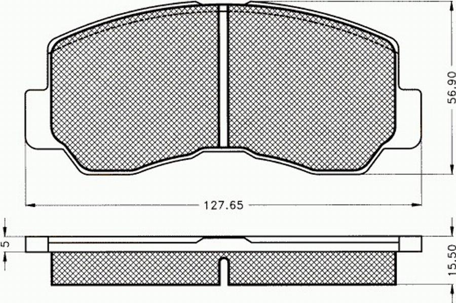 Pex 7267 - Kit de plaquettes de frein, frein à disque cwaw.fr