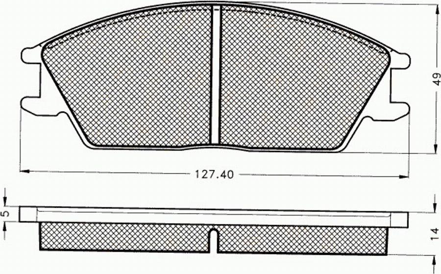 Pex 7.274 - Kit de plaquettes de frein, frein à disque cwaw.fr