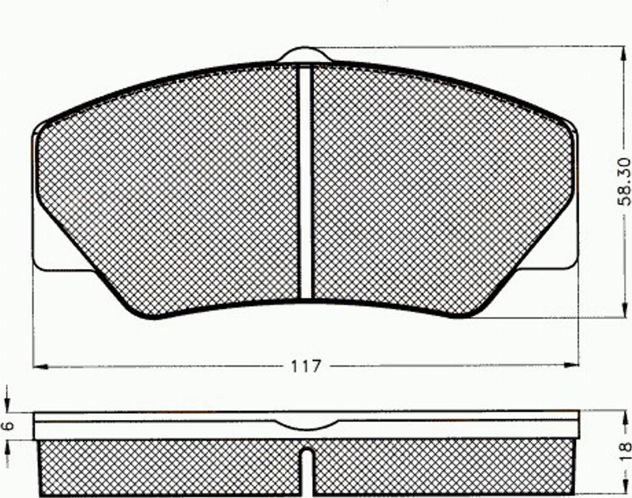 Pex 7272 - Kit de plaquettes de frein, frein à disque cwaw.fr