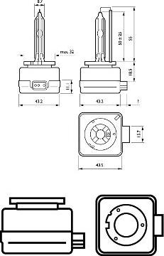 PHILIPS 85415XV2C1 - Ampoule, projecteur principal cwaw.fr