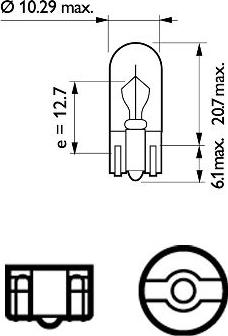 PHILIPS 12040VPB2 - Ampoule, éclairage intérieur cwaw.fr