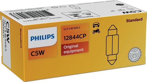 PHILIPS 12844CP - Ampoule, feu éclaireur de plaque cwaw.fr