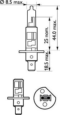 PHILIPS 12258LLECOC1 - Ampoule, projecteur longue portée cwaw.fr