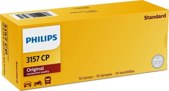 PHILIPS 3157CP - Ampoule, feu clignotant cwaw.fr