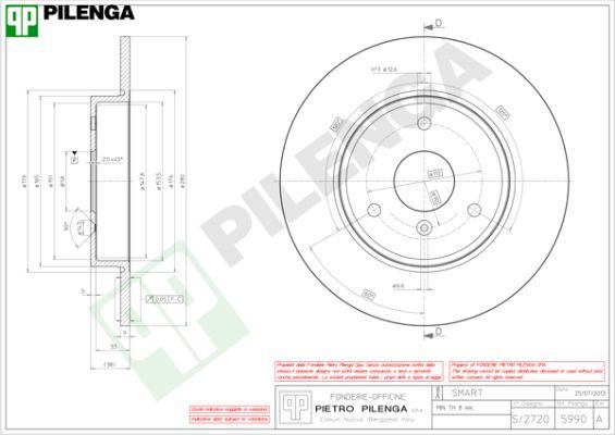 Pilenga 5990 - Disque de frein cwaw.fr