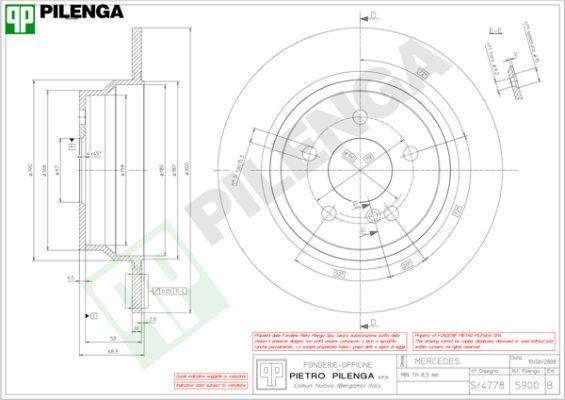 Pilenga 5900 - Disque de frein cwaw.fr