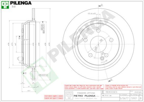 Pilenga 5901 - Disque de frein cwaw.fr