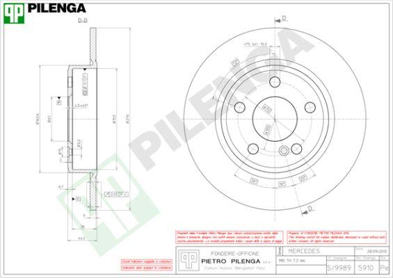 Pilenga 5910 - Disque de frein cwaw.fr