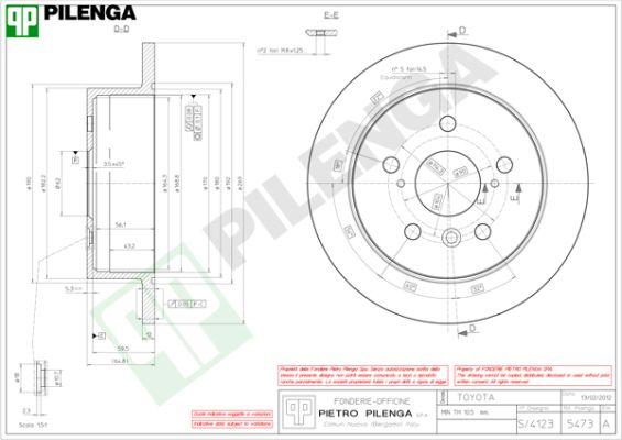 Pilenga 5473 - Disque de frein cwaw.fr