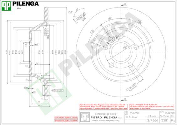 Pilenga 5581 - Disque de frein cwaw.fr