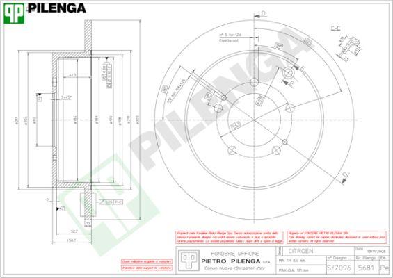 Pilenga 5681 - Disque de frein cwaw.fr