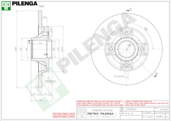 Pilenga 5682 - Disque de frein cwaw.fr